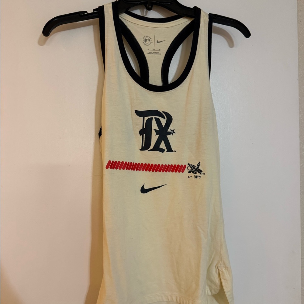 Nike MLB Genuine Merchandise Racerback Tank | Cream & Black | Size M